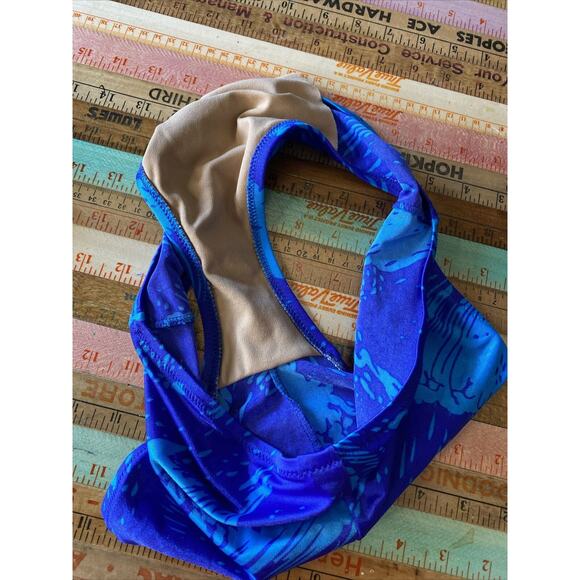 Vintage DeWeese Bikini S/ M High Waisted 2 Piece Mod 1970s Retro USA Swimwear - Picture 10 of 11